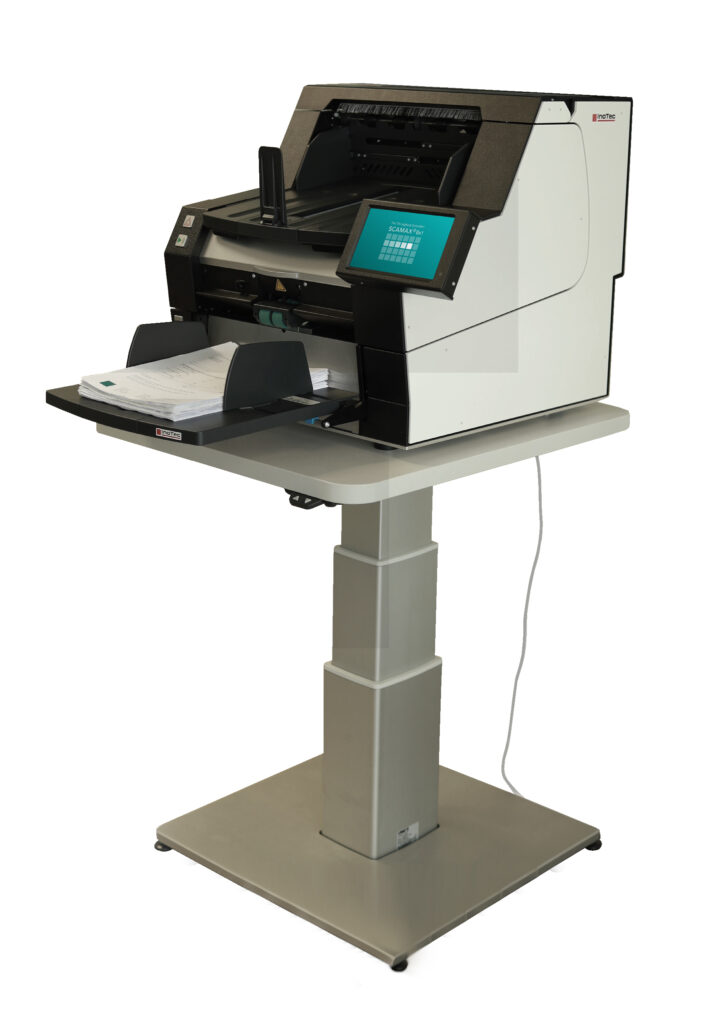 InoTec SCAMAX Scanner on electrical column table